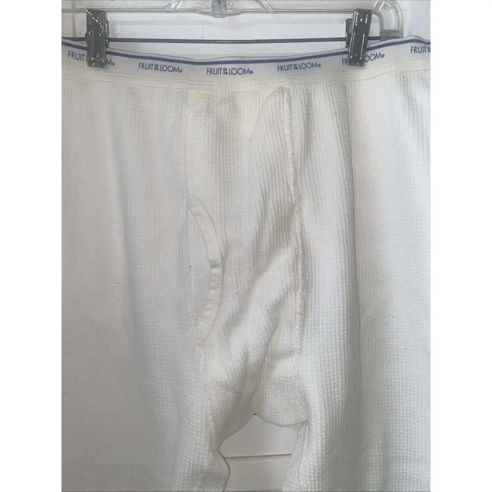 NWOT Fruit Of The Loom Thermal Crew Long Sleeve Shirt & Pants Long Johns Sz LRG